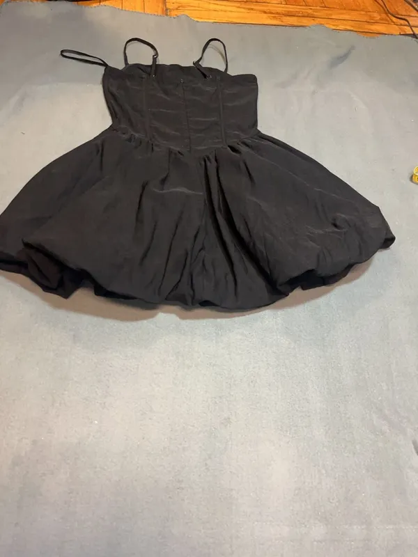 Julia by Love J Black Corset Style Mini Dress Size S - Image 10