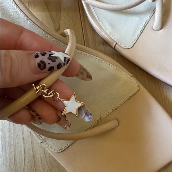 Song of Style Blush Nude Square-Toe Strappy Mules - Image 2