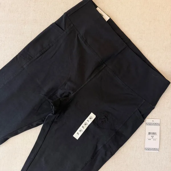 Beverly Hills Polo Club Womens XL‎ Black High Waisted Athletic Leggings Pockets - Image 9