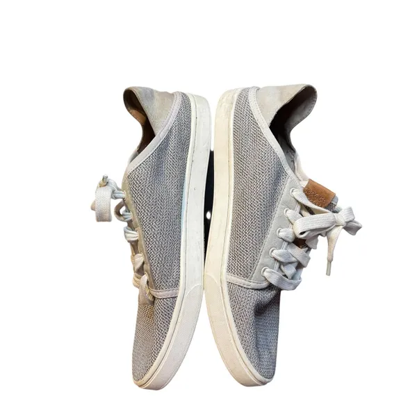 OluKai Pehuea Li Shoes Womens Size 10 Gray White Knit‎ Lace Up Casual 20379-2020 - Image 5