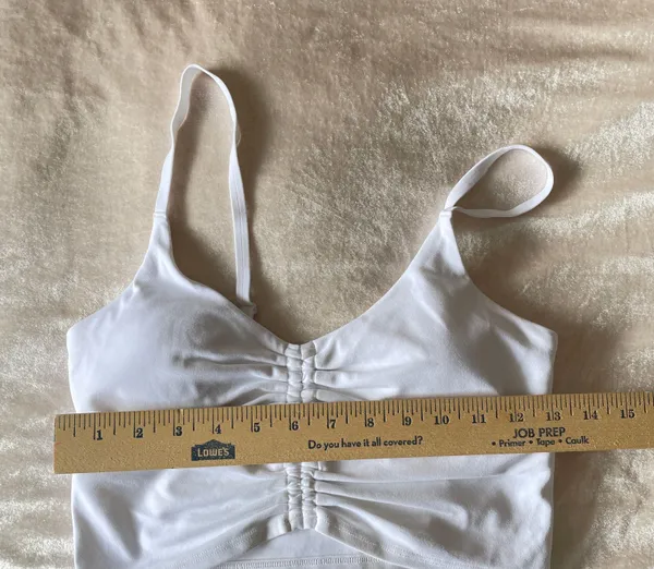 Athleta long line cinch bra small - Image 5