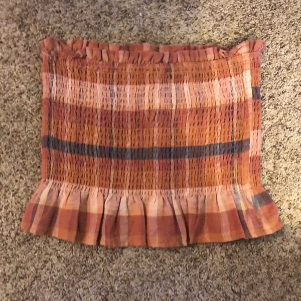 American Eagle Plaid Tube Top - Image 2