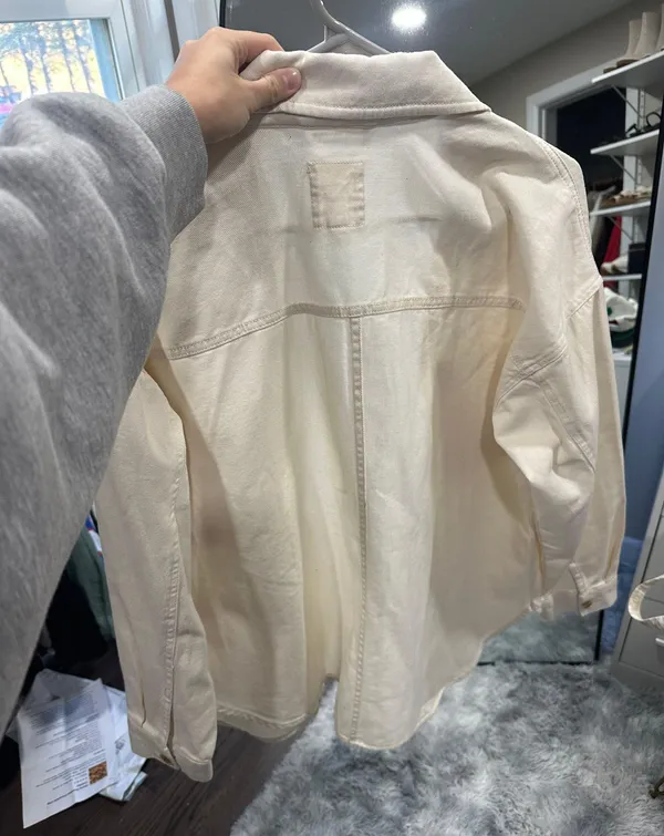 Thread and Supply White Denim Jean Jacket - Image 2