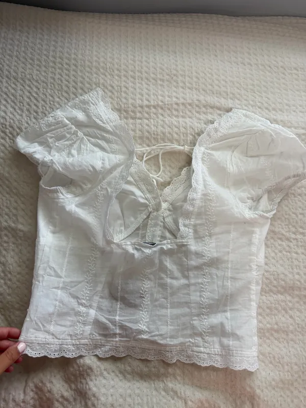 RIHOAS White Lace Short Sleeve - Image 3