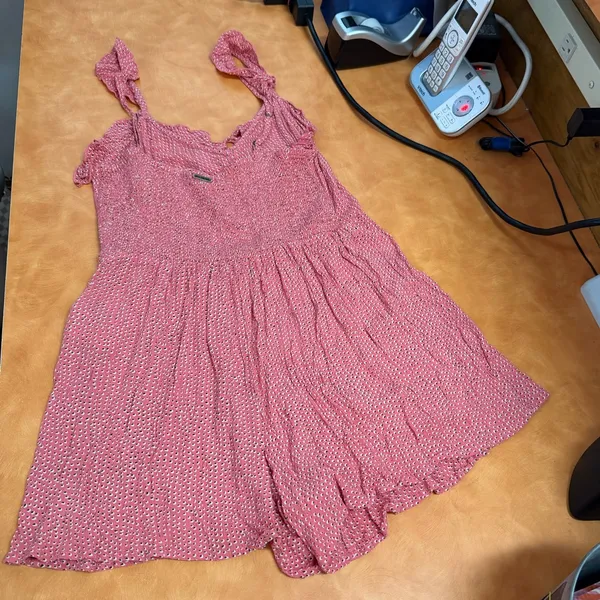 Billabong Pink Patterned Jumpsuit - Image 2