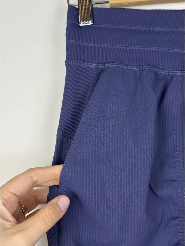 Lululemon Dance Studio Jogger Size 4 Navy Indigo Blue Pinstripe LW5BPJS - Image 11