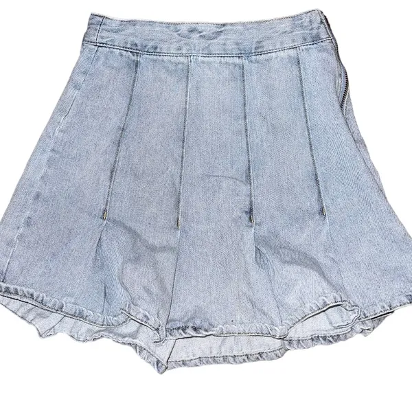 Pacsun🦎Pleated Denim Skirt🌵 - Image 5