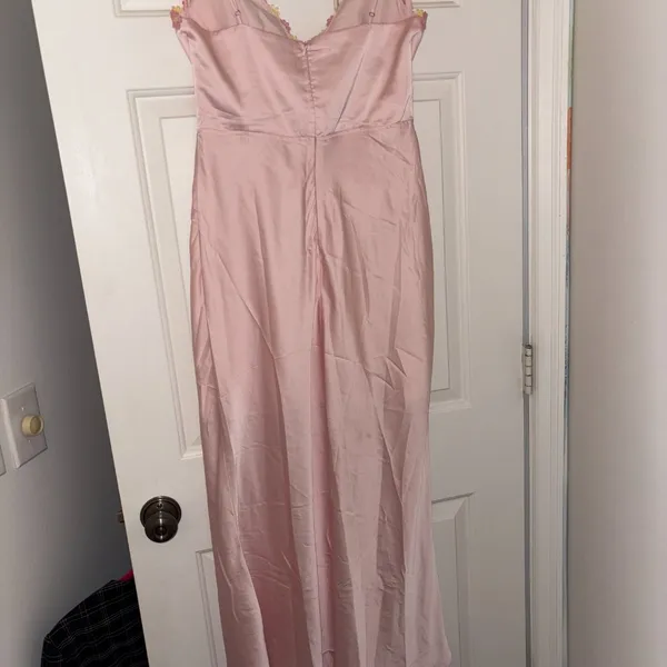 Selfie Leslie Pink Midi Dress Size L - Image 4