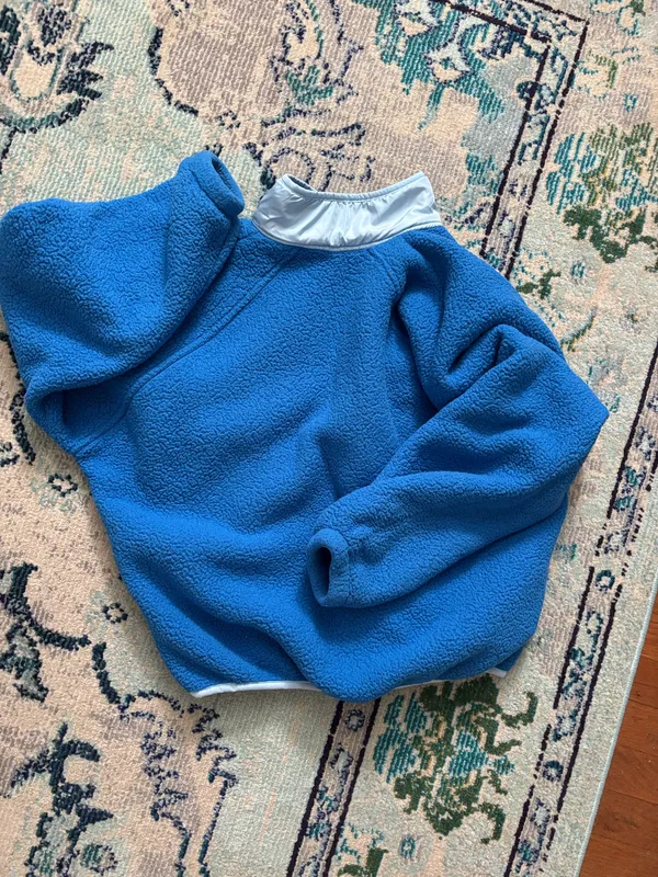 Blue Fleece Pullover Size M - Image 2