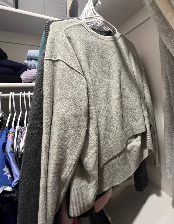 Free People Gray Sweater - Image 2