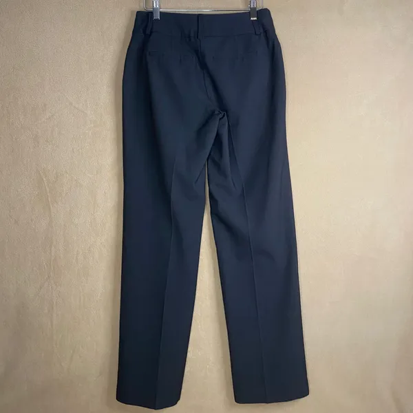 APT 9 Women's Black Dress Pants Trousers Wide‎ Leg Work Career Business Sz 2 EUC - Image 2