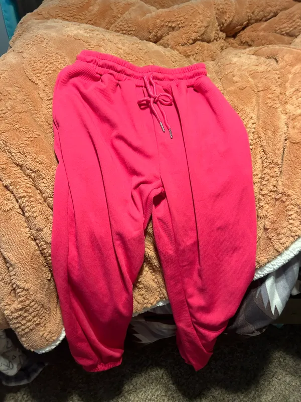 pink sweat pants Size M - Image 4