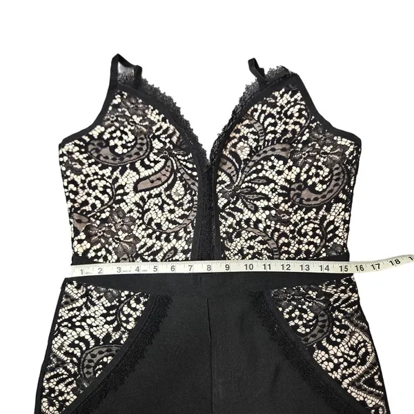Ario Collection‎ Black Lace Bodice Jumpsuit - Image 9