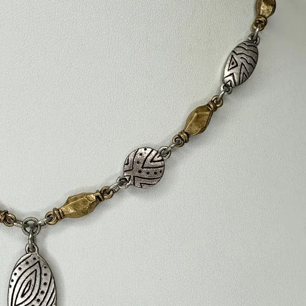 Vintage Chico's Mixed Metal Station Necklace ✨ - Image 7