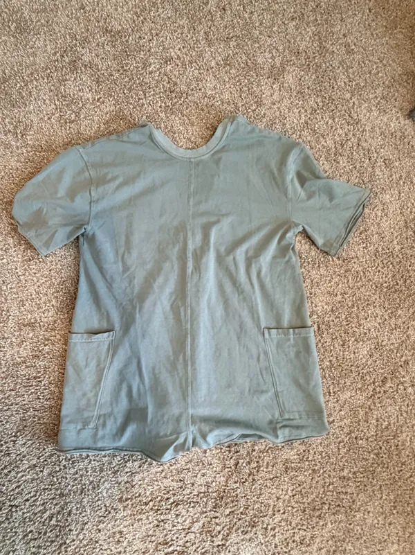 Fp Movement Hot Shot Tee Romper Onesie Oversized Size Xs Summer Storm Nwot - Image 6