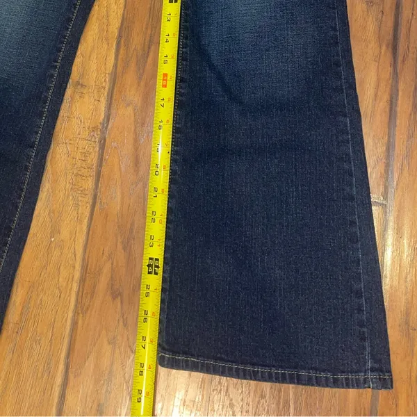 Levi’s Strauss mid rise bootcut dark denim jeans pants woman’s size 6 SHORT NWT - Image 6