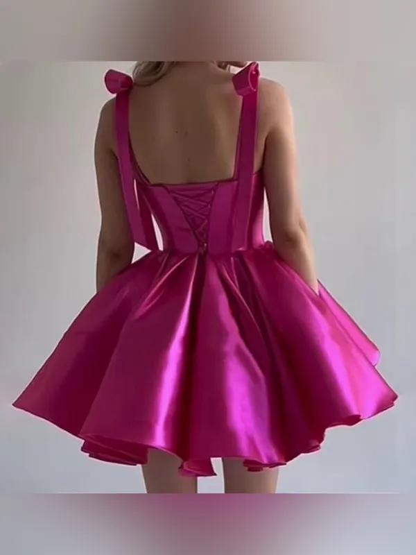 ABCDress Satin Cocktail Party Dress Blue Size 4 NWT - Image 2