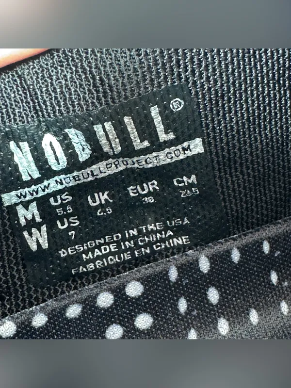 NoBull Outwork Low Top Lace Up Training Sneakers Black Dot Women 7 Men 5.5 - Image 10