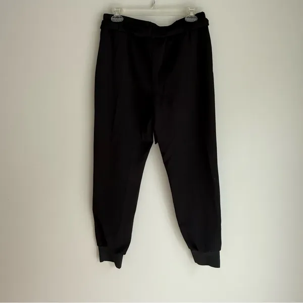 Rachel Zoe Black Joggers Elastic Cuffs Athleisure - Image 3