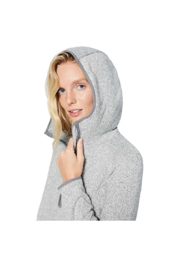 Lululemon Fleece & Thank You Pullover Heathered Gray 1/2 Zip - Image 6