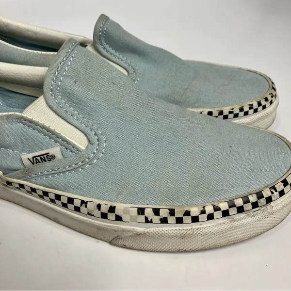 Vans low top trainers‎ sneakers light blue white - Image 3