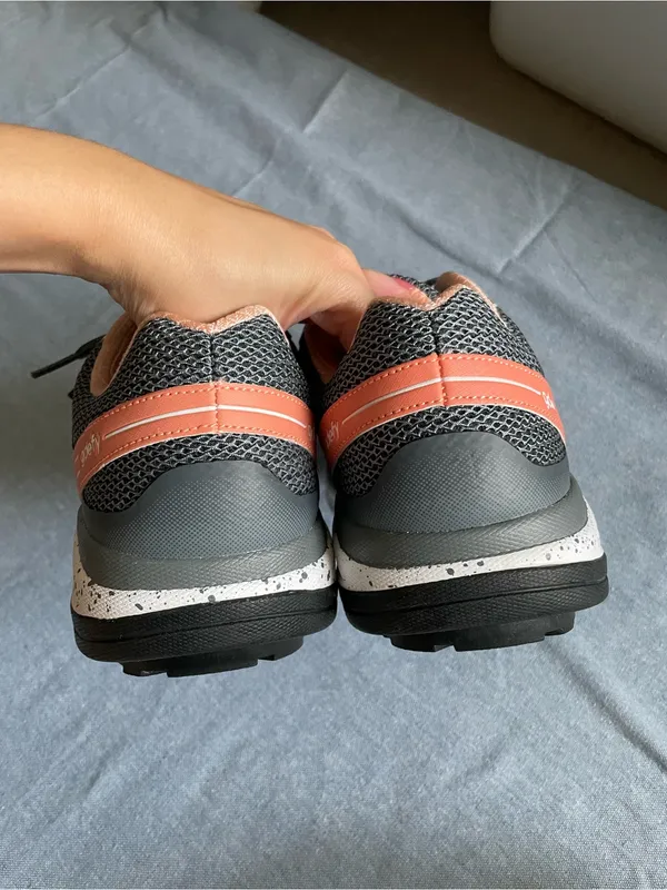 Women Gravity Defyer GraySalmon Mighty Walk Shoes Size 9 Rolling Forefoot Verso - Image 6