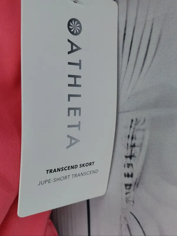 Athleta Coral Ruched Transcend Athleisure Activewear Tennis Sporty Skort NWT - Image 2