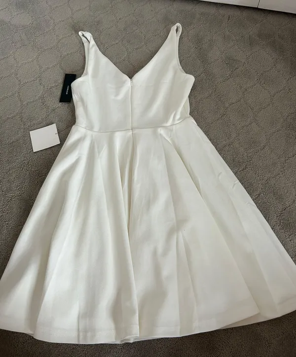 Lulus White Skater Dress - Image 3