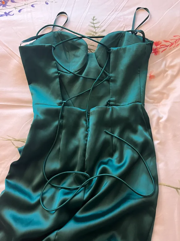Prom Dress Green Size XS - Image 3