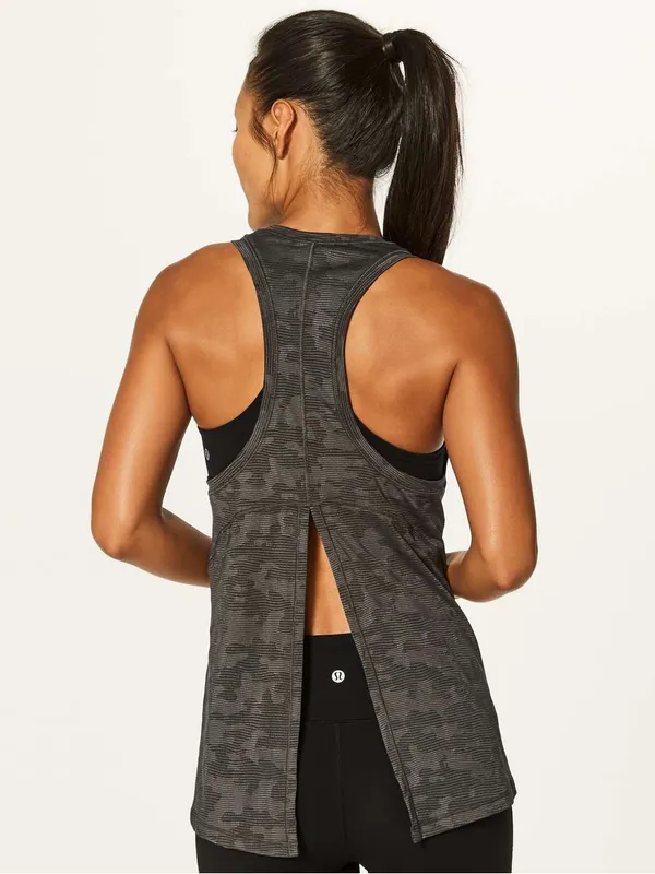Lululemon Miles Ahead Tank Deep Camo. Size S - Image 2