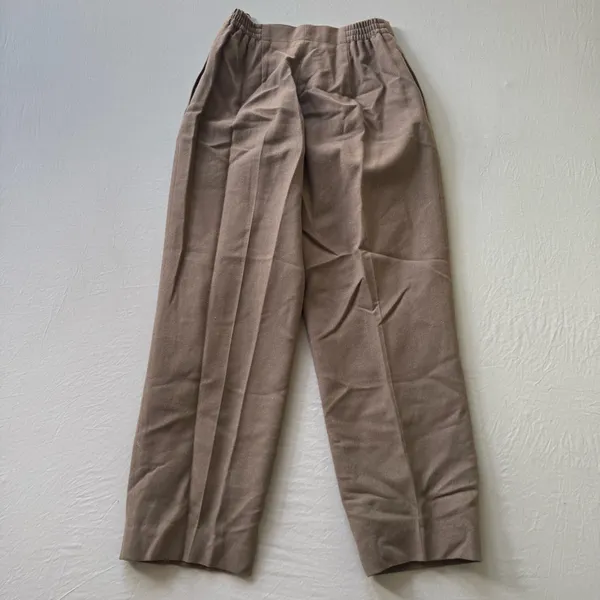 Vintage 80s Lord & Taylor Wool Pleated Trousers - Image 2