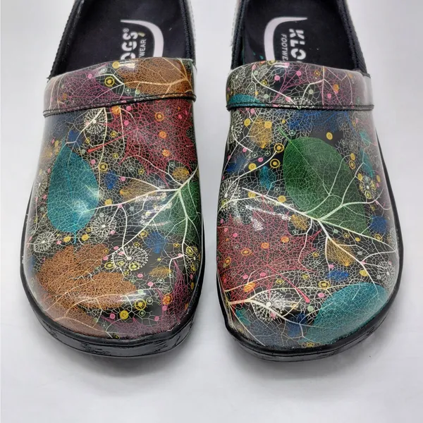 Klogs Womens Clogs Size 6 Multi Comfort Work Artsy Slip Resistant Nurse Shoes - Image 3