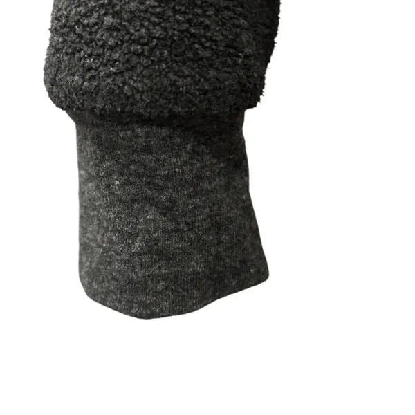 ALO Jacket Size Small‎ Petite Hooded Pockets Full Zip Charcoal Grey - Image 3