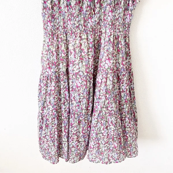 Lauren Ralph Lauren Floral Crinkled Cotton Dress in Multicolor - Image 6