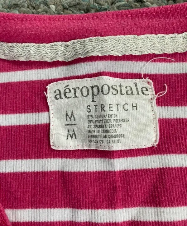 White And Pink Striped Shirt - Image 2