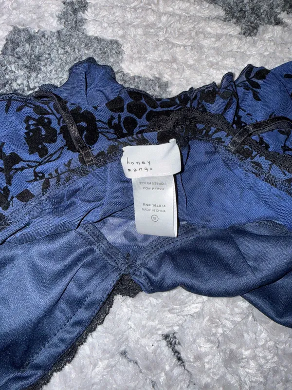 Honey Mango Top Blue - Image 3
