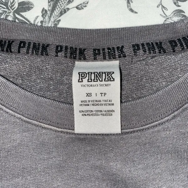PINK Victoria’s Secret Gray Crewneck - Image 5