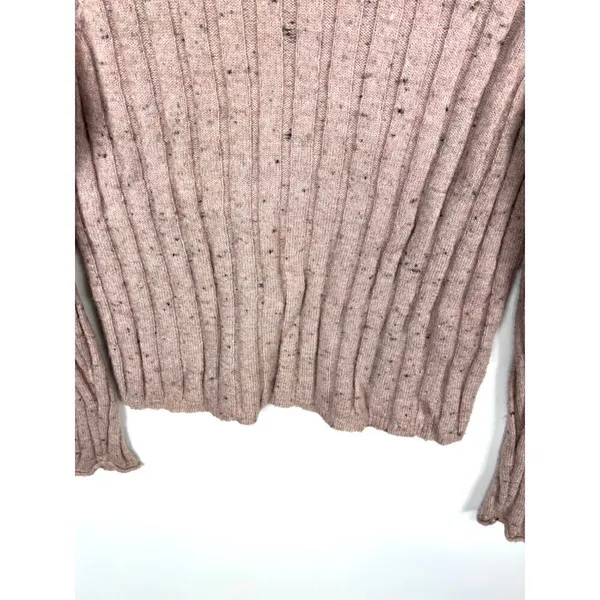 Madewell mock neck wool‎ pink sweater - Image 3