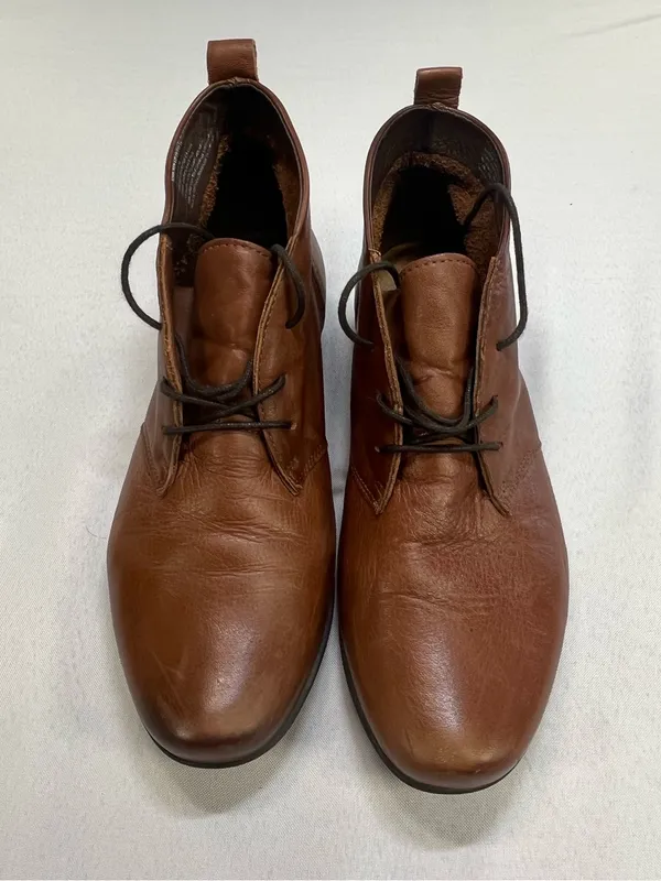 Taos Robin Ankle Brown Leather Lace Up Women’s Shoes Boots Size 8-8.5 EU 39 - Image 3
