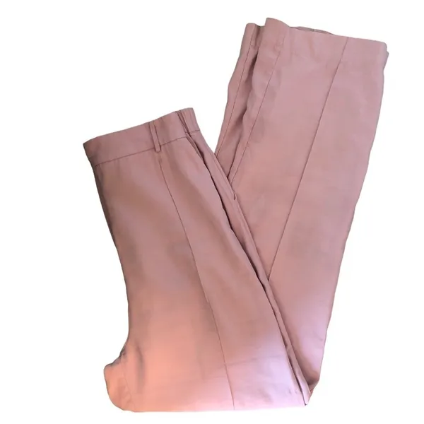 Princess Polly Kirstyn Pants Size 8X31” Pink Straight Leg High Waisted Preppy - Image 2