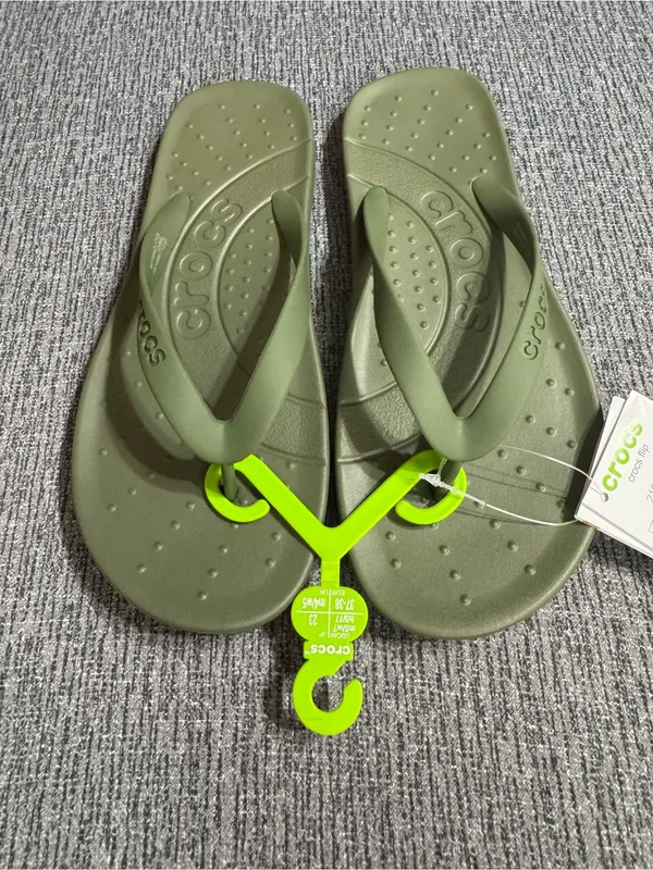 CROCS Gender Inclusive Flip Flop Sandals - Image 4