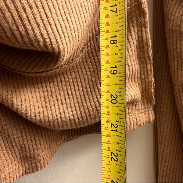 Free People Hold Me Close faux wrap sweater long sleeve ribbed soft stretchy NWT - Image 7