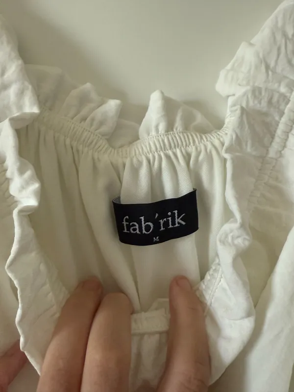 fab'rik Romper White Strapless - Image 2