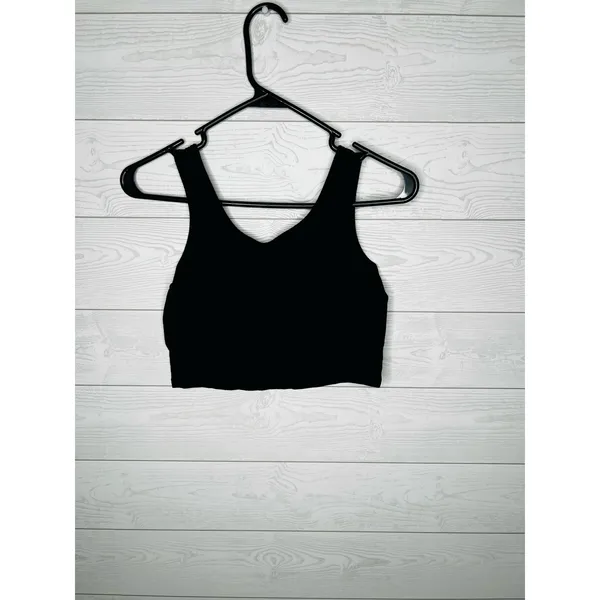 Wild Fable black notched crop top Size Medium - Image 2