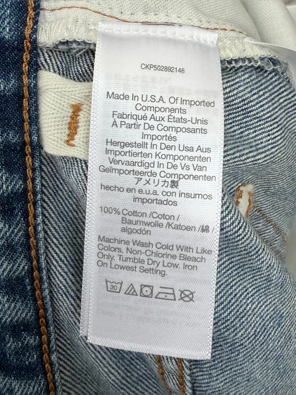 NWT Madewell The Low Slung Taper Jeans - Image 5