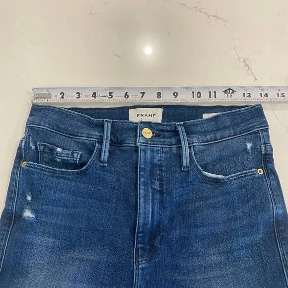 FRAME Le Sylvie Crop Jeans in‎ Edgewater Chew Size 29 - Image 10