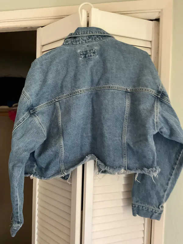 Denim Jacket Forever 21 Cropped - Image 2