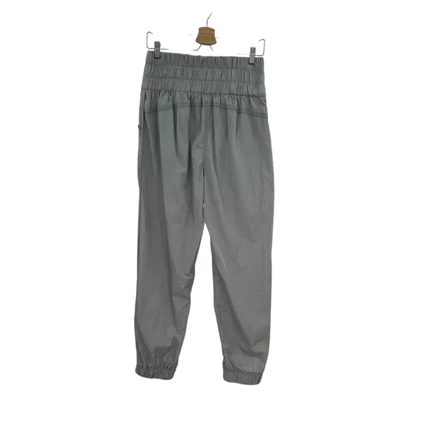Free‎ People Movement Way Home Joggers Pants Nylon Windbreaker Gray Size Small - Image 7