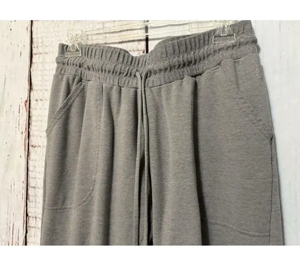 FP Movement Sunny Skinny Gray Drawstring Pocket Jogger Sweatpants Size Medium - Image 6