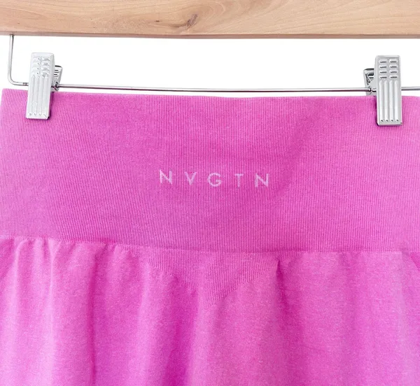 NVGTN Pink Seamless Leggings Sz M - Image 2